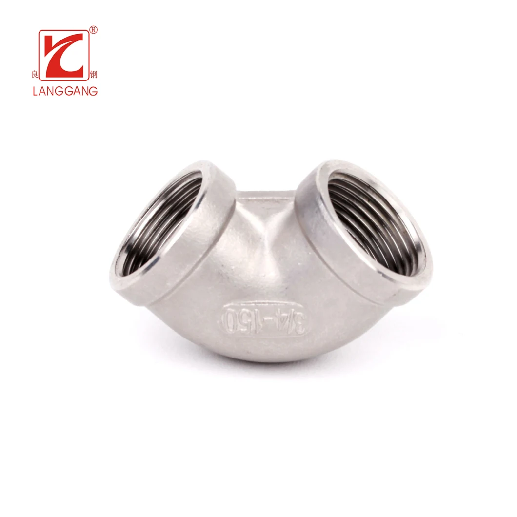 Hot Sale Stainless Steel Inox Elbow Pipe Fitting Thread Bsp NPT