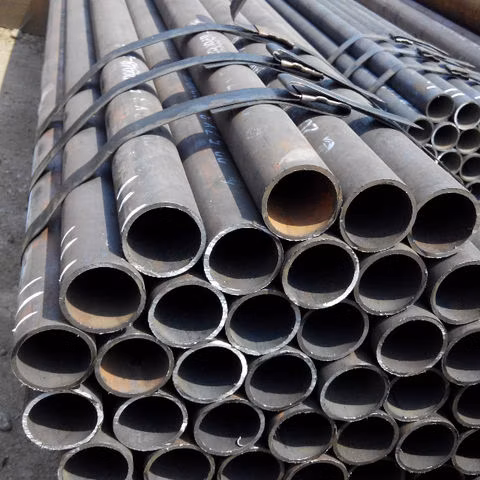 Hot Rolled Carbon Seamless Steel Pipe St37 St52 1020 1045 A106b Fluid Pipe