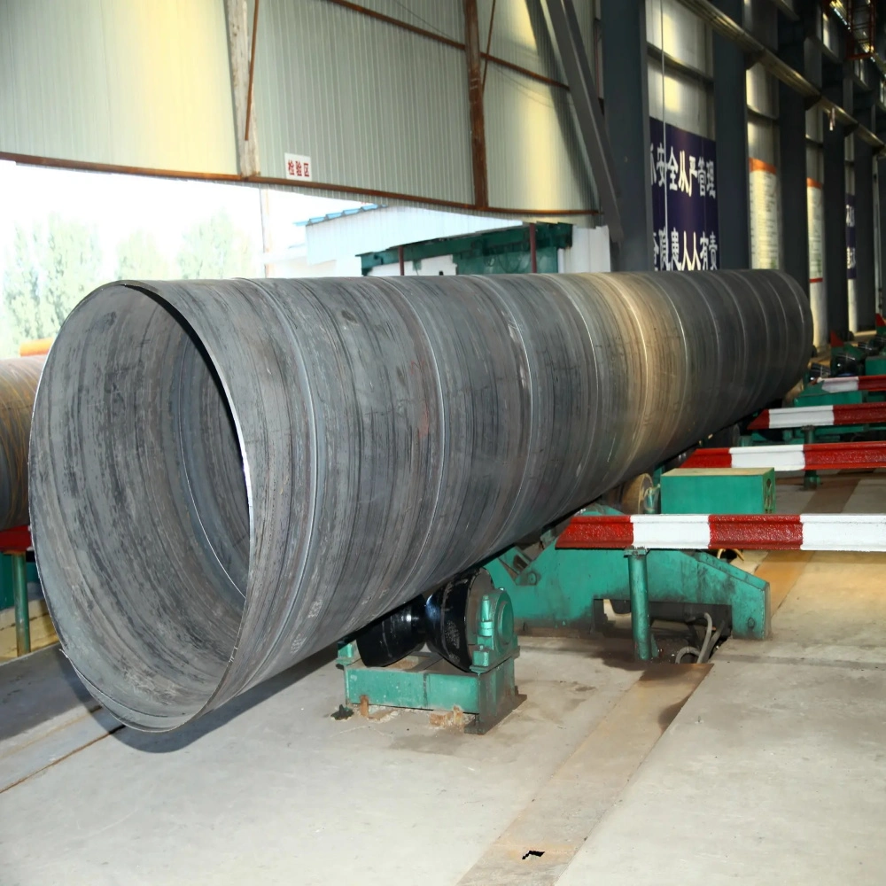 API 5L X42 X52 X56 X60 Steel Pipe SSAW Welded Spiral Steel Pipe Used for Water Well Casing Pipe