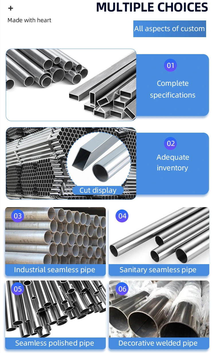 201 304 316 310 410 409 430 Mild 202 27mm Stainless Steel Pipe for High-Temperature and General Corrosive Service Hollow Tube